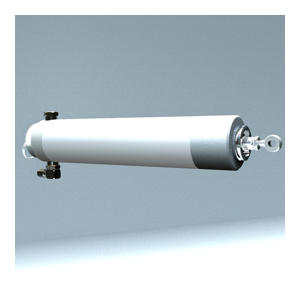 CILINDRO NEUMÁTICO MONOTUBE-R Específico - Alimentación: En pie - Bloqueo: En cabeza 