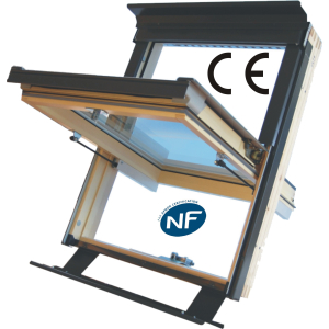 VENTANA DE TECHO CON MECANISMO DE VENTILACIÓN, 134 x 140
