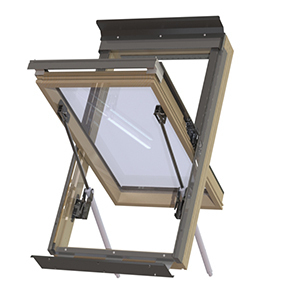 VENTANA de techo DESENFUMAR ELÉCTRICA DE 24 V, 134 x 140